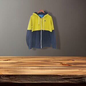 Rare! G-Star Raw Colorblock Yellow and Black Men's Zip-up Hoodie Jacket